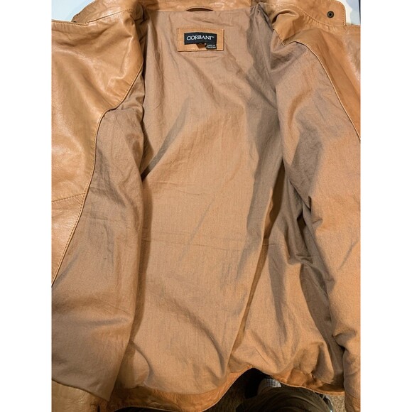 Corbani Quilted Shoulder Brown Asymmetrical Leather Womens Moto Jacket Size XL - Picture 7 of 16